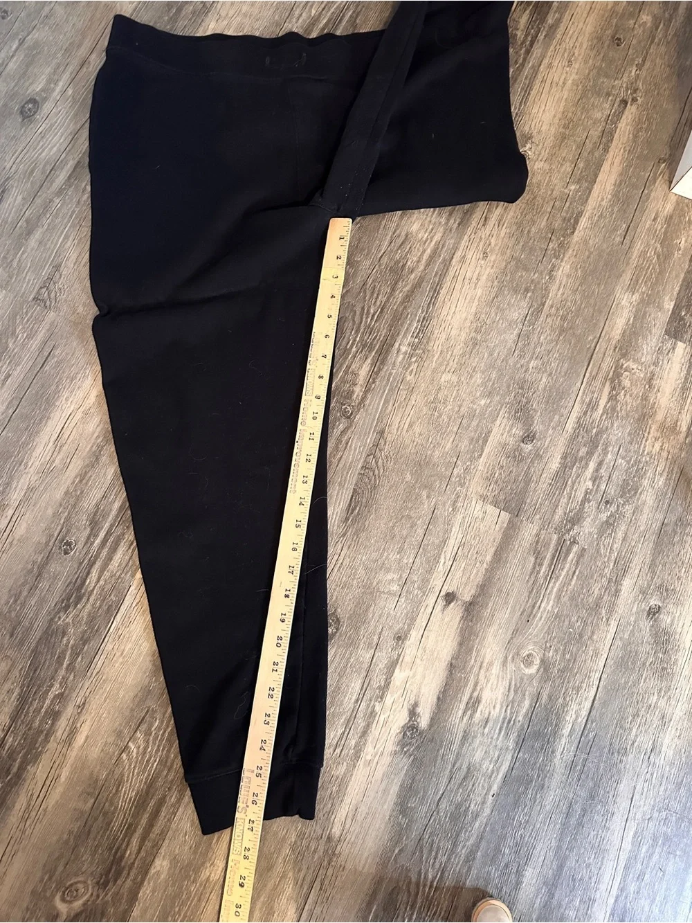 Aeropostale Black Jogger Pants‎ with White Logo
